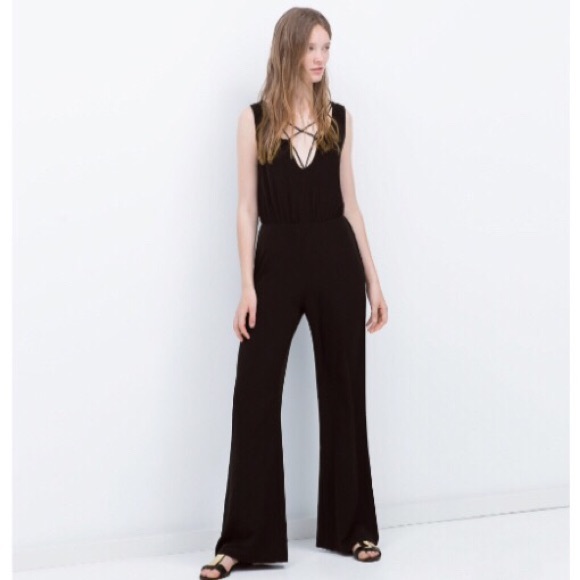 Zara Pants - Zara Cross-Strap Jumpsuit